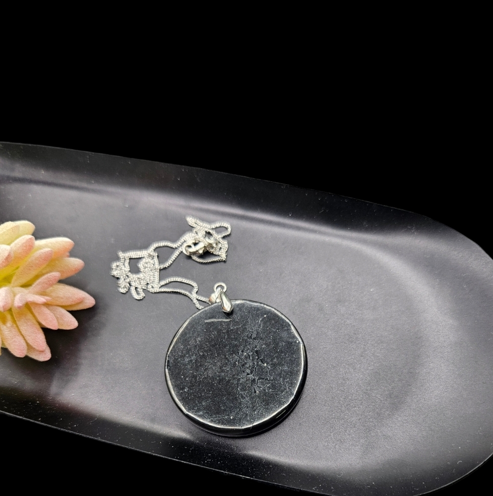 Shungite Pendant Necklace
